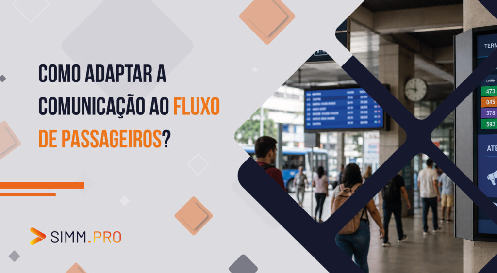 Como adaptar a comunicação ao fluxo de passageiros?